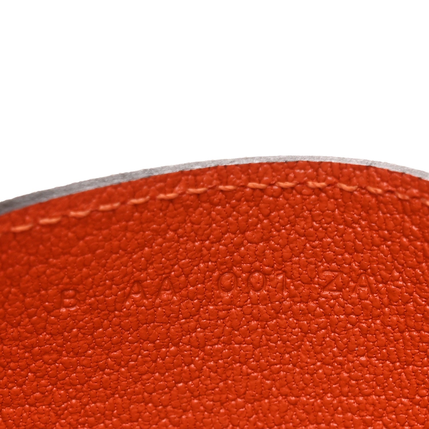 Hermes Evercolor R.M.S Card Holder Feu Capucine 7 of 9