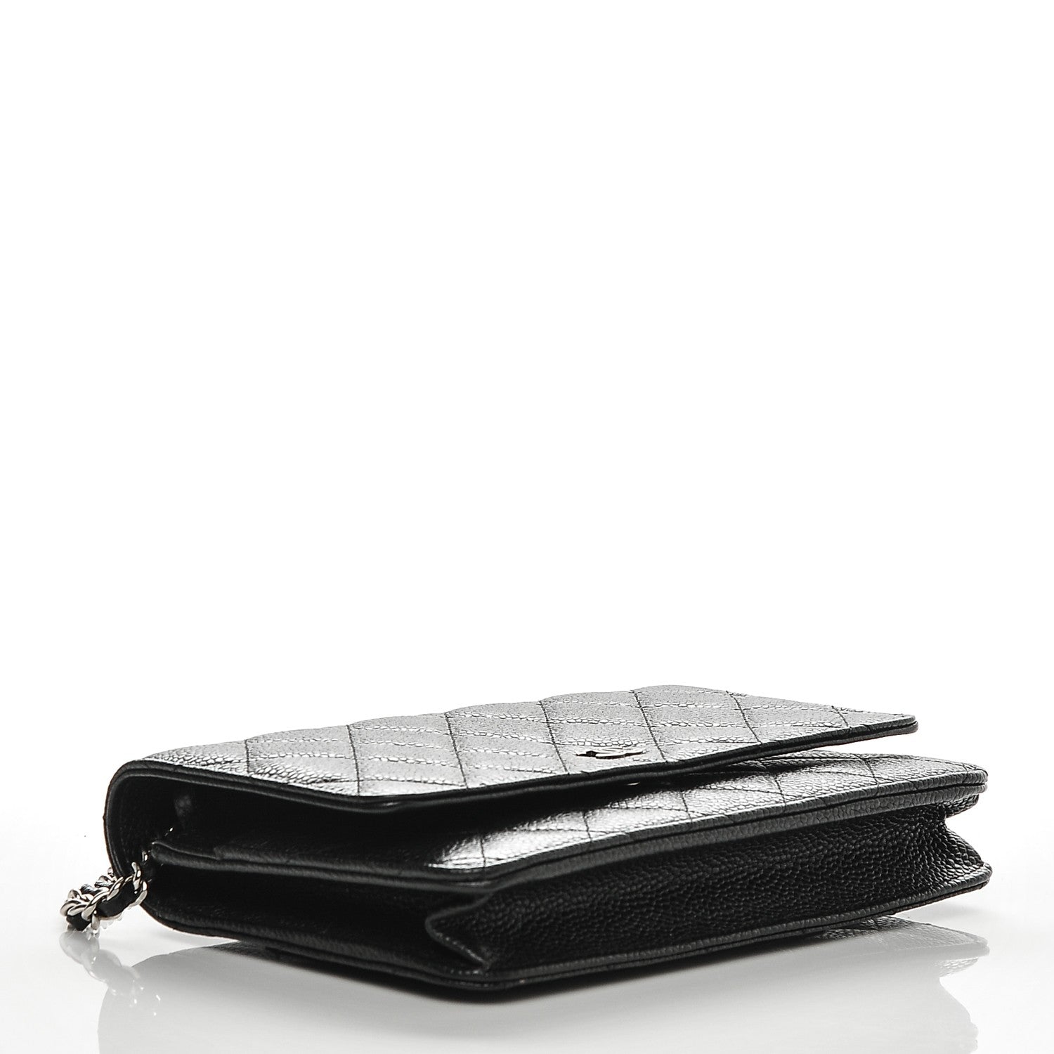 Chanel Caviar Quilted Wallet On Chain WOC Black 4 of 8