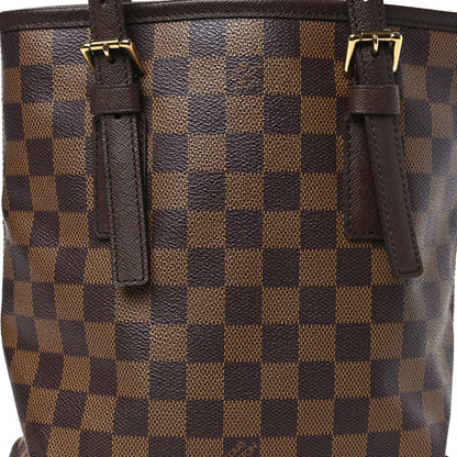 Louis Vuitton Damier Ebene Marais Bucket 23 7 of 10