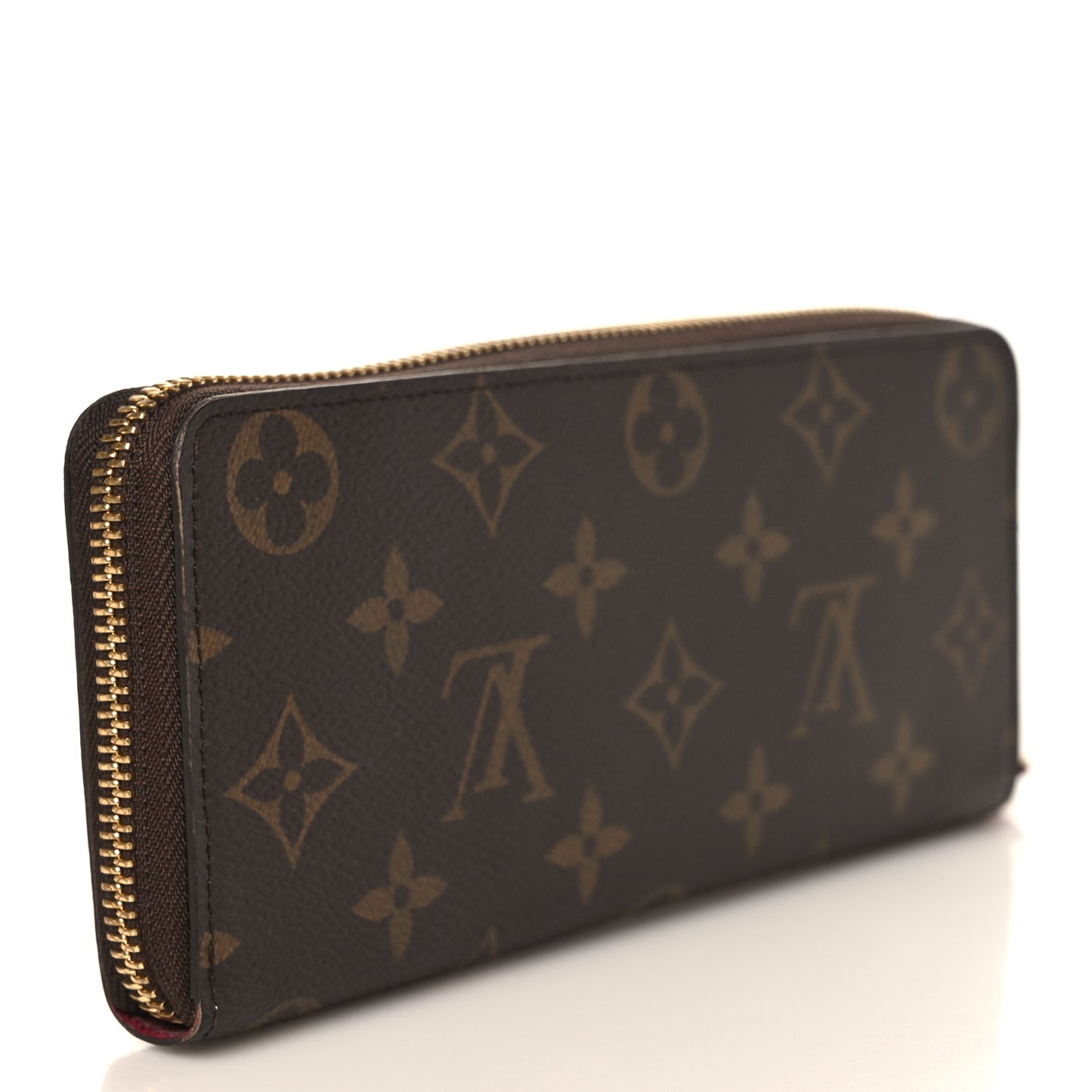 Monogram Clemence Wallet Fuchsia