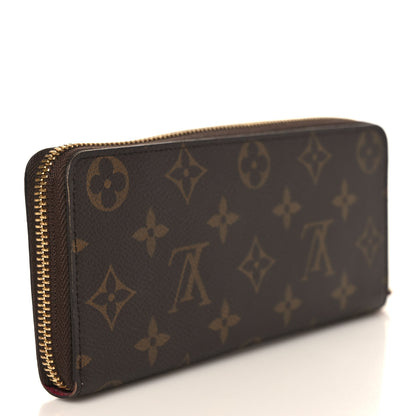 Louis Vuitton Monogram Clemence Wallet Fuchsia 3 of 6
