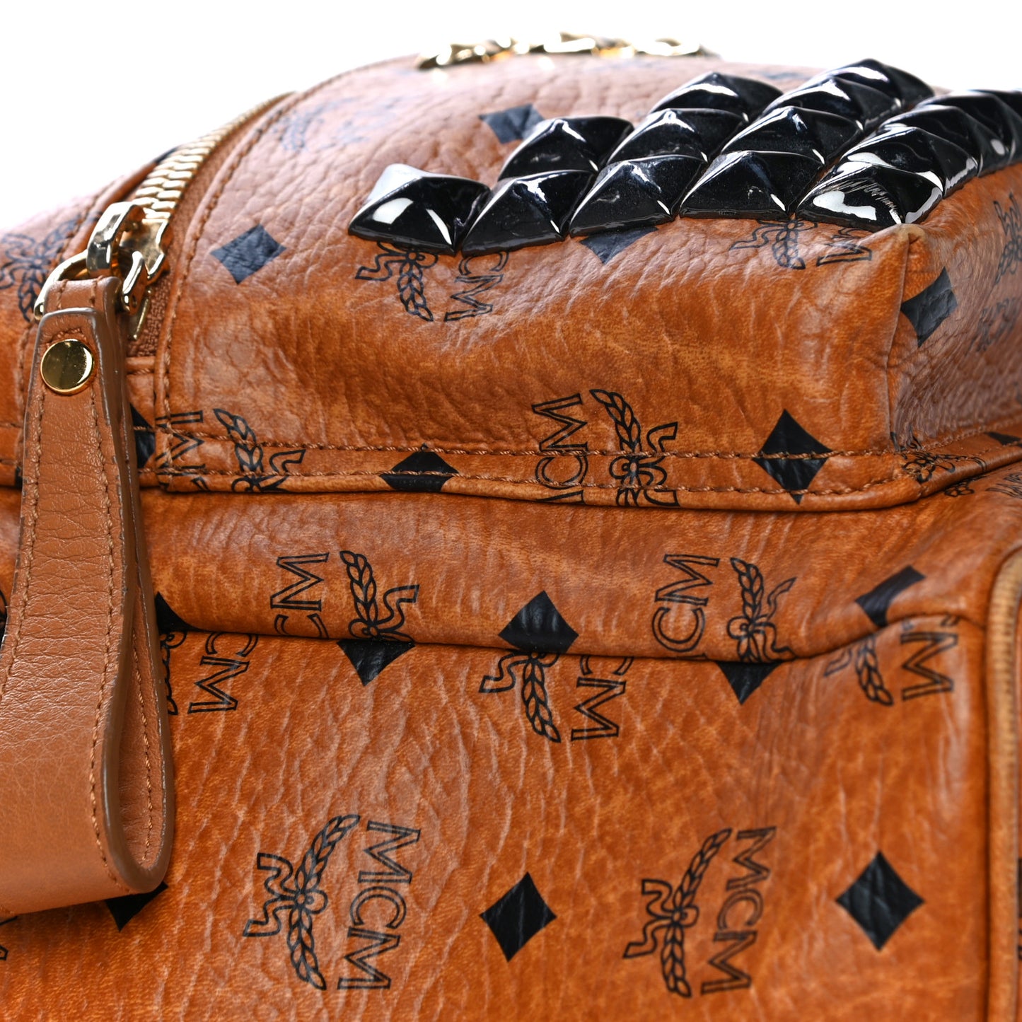 Visetos Studded Medium Stark M Backpack Cognac