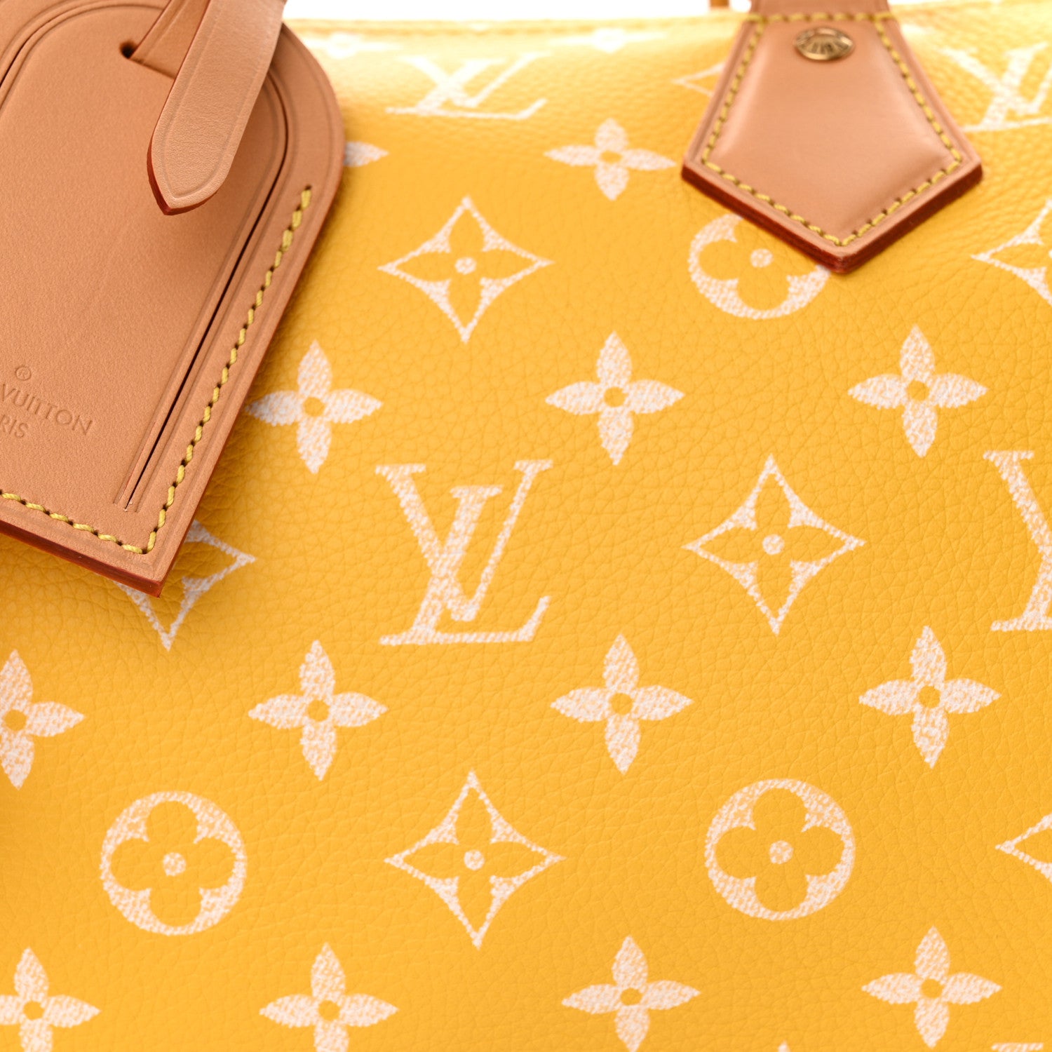 Louis Vuitton Calfskin Monogram Speedy P9 Bandouliere 25 Jaune Mat 9 of 11
