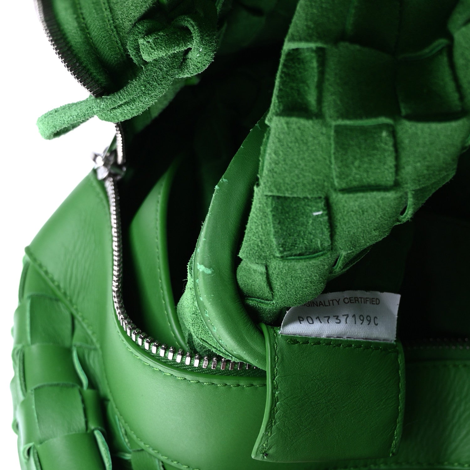 Bottega Veneta Calfskin Intrecciato Large Duffle Bag Parakeet 8 of 13