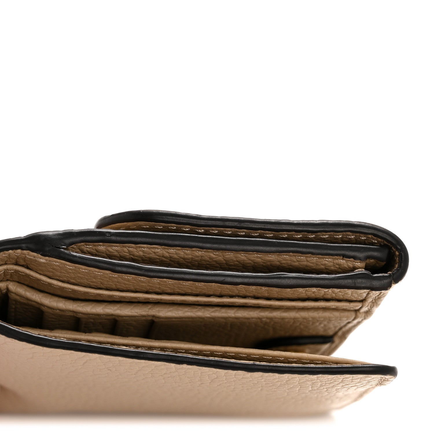 Chloe Grained Calfskin Marcie Square Wallet Root Beige 12 of 12