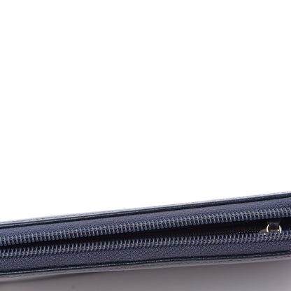 Chanel Caviar Large CC Timeless Zip Around Wallet Blue 11 of 11