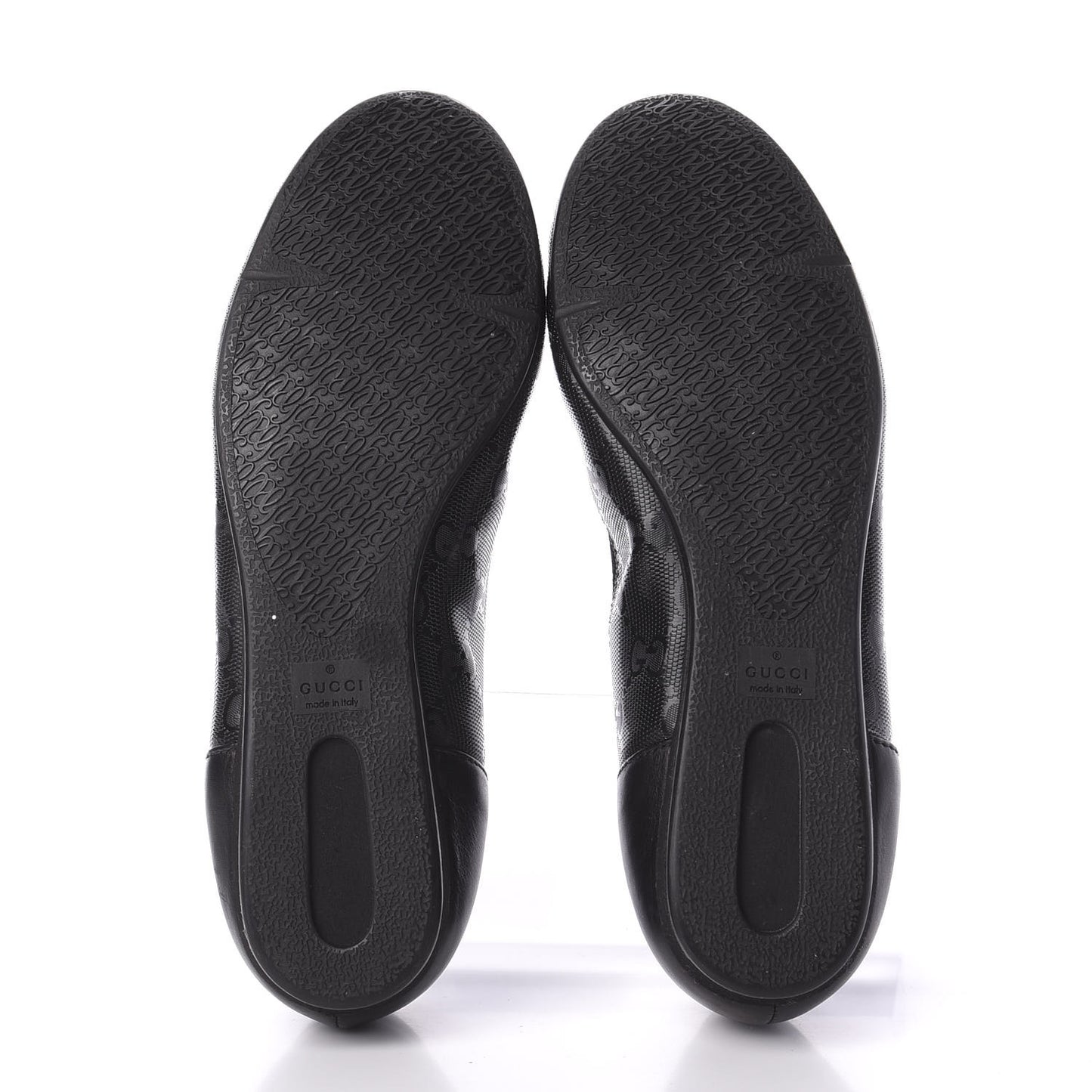 Imprime Monogram Ballerina Flats 36 Black