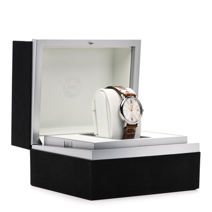 IWC Stainless Steel Crocodile Diamond 37mm Portofino Automatic Watch IW458101 5 of 5