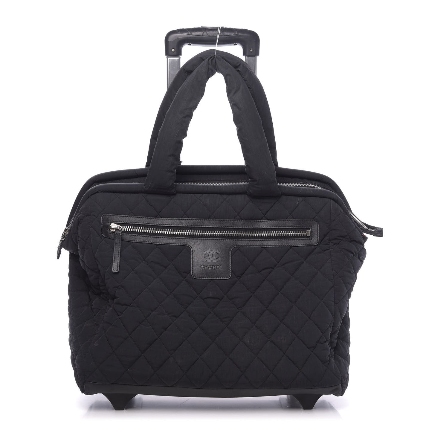 Nylon Quilted Coco Cocoon Trolley Black