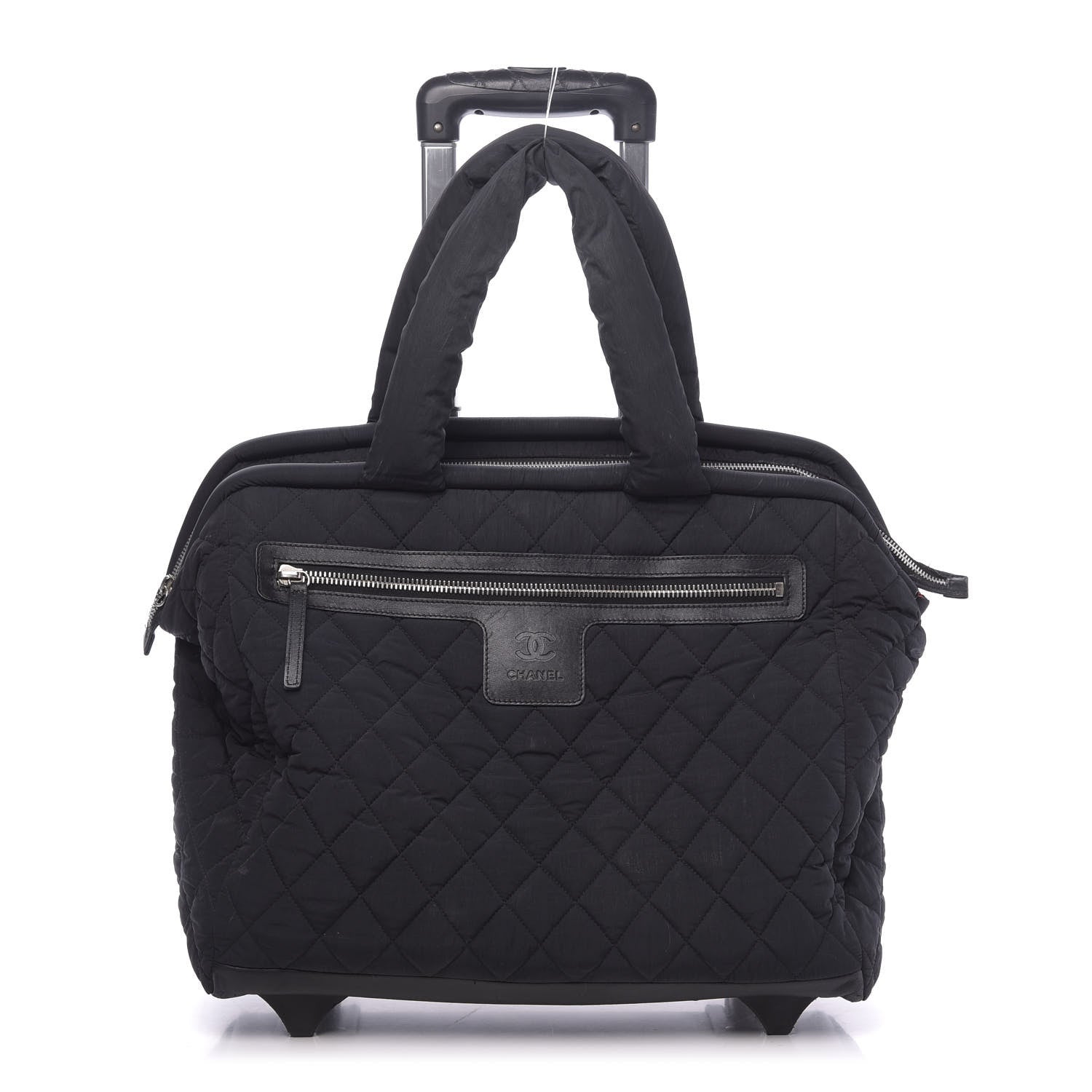 Chanel Nylon Quilted Coco Cocoon Trolley Black 1 of 20