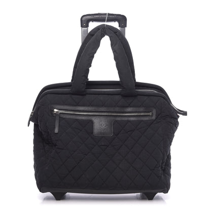 Chanel Nylon Quilted Coco Cocoon Trolley Black 1 of 20