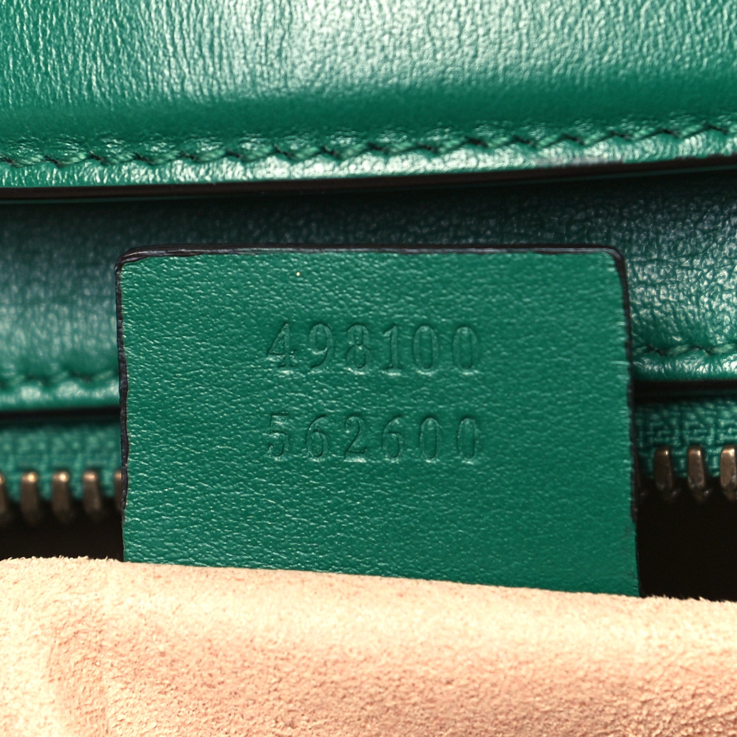 Gucci Calfskin Matelasse Sylvie Web Small GG Marmont Top Handle Shoulder Bag Emerald 10 of 18