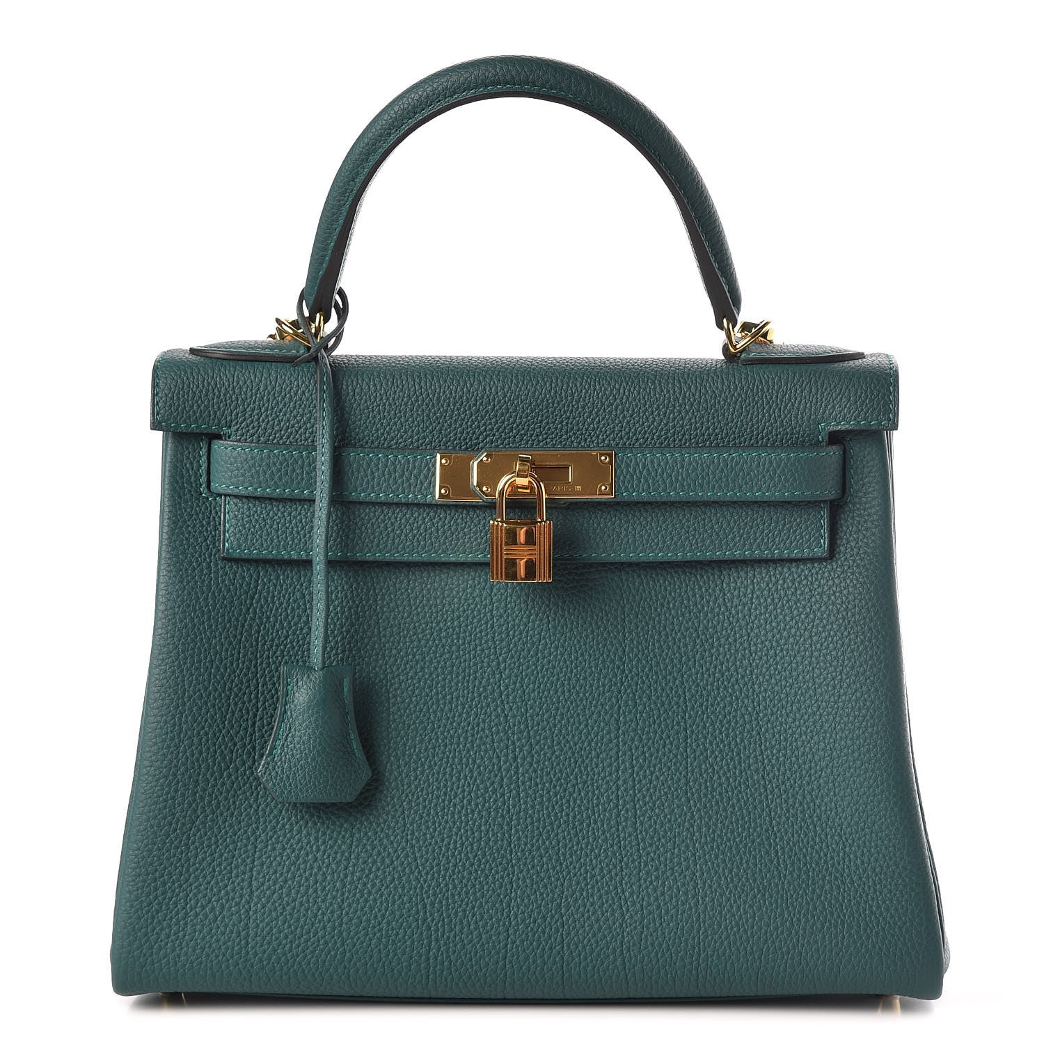 Hermes Togo Kelly Retourne 28 Malachite 1 of 37