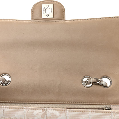 Chanel Nylon Medium Travel Flap Light Beige 12 of 12