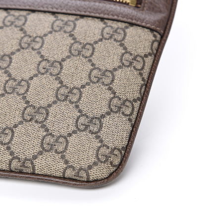 Gucci GG Supreme Monogram Large Ophidia Pouch Clutch Brown 11 of 12