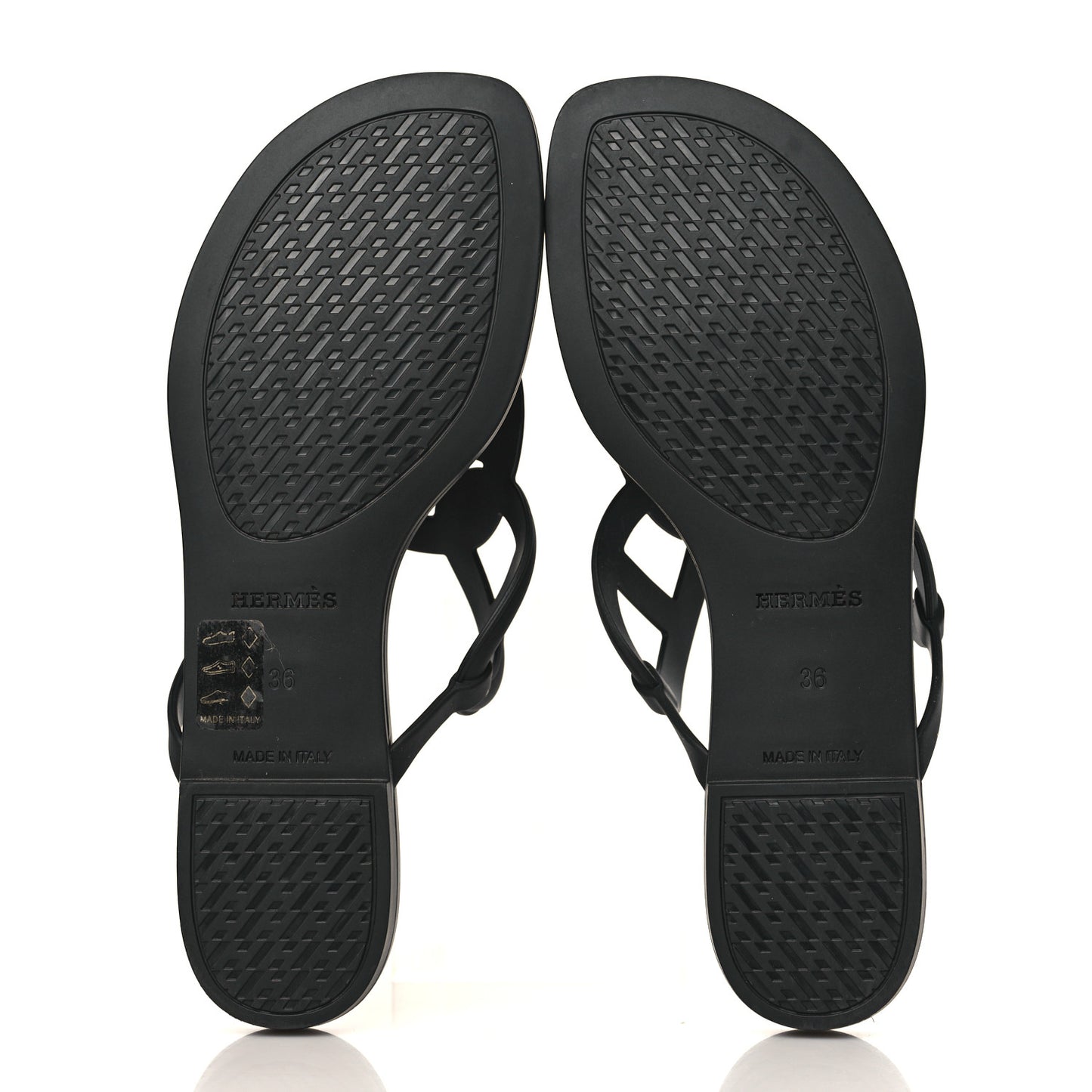 Rubber Womens Egerie Sandals 36 Black