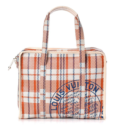 Louis Vuitton Woven Street Shopper PM Orange 1 of 7