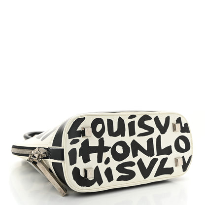 Louis Vuitton Graffiti Alma MM Black 3 of 10