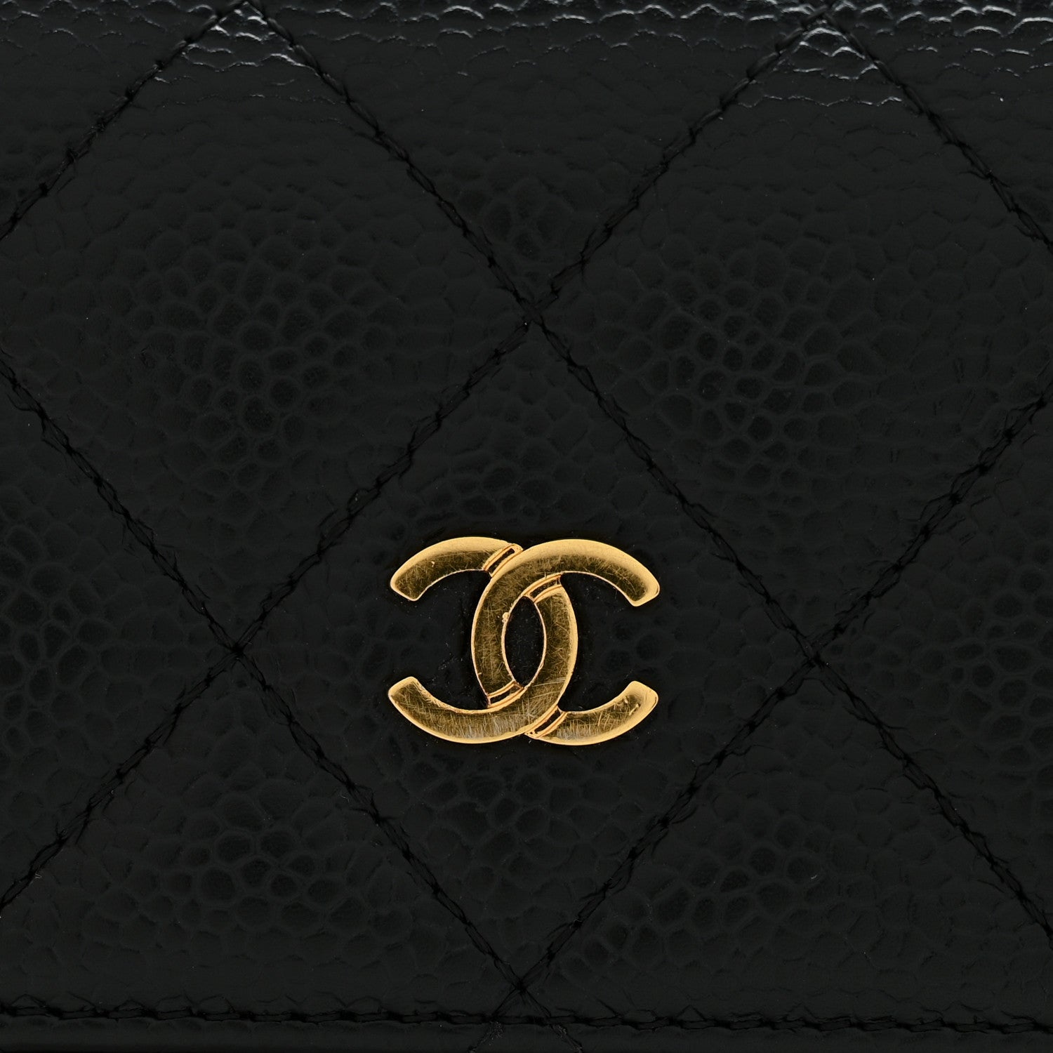 Chanel Caviar Quilted Large Flap Wallet Black 12 of 12