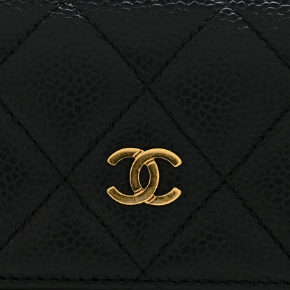 Chanel Caviar Quilted Large Flap Wallet Black 12 of 12