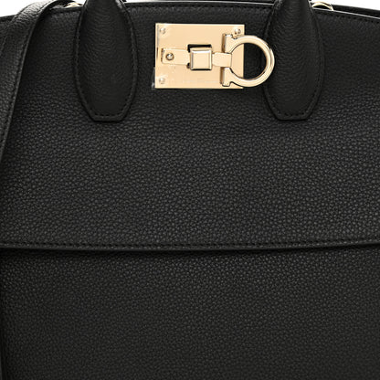 Salvatore Ferragamo Calfskin The Studio Bag Black 8 of 11