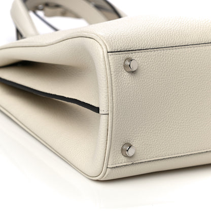 Gucci Grainy Calfskin Medium Zumi Top Handle Bag Mystic White 11 of 12