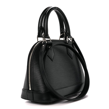 Louis Vuitton Epi Alma BB Black 4 of 13