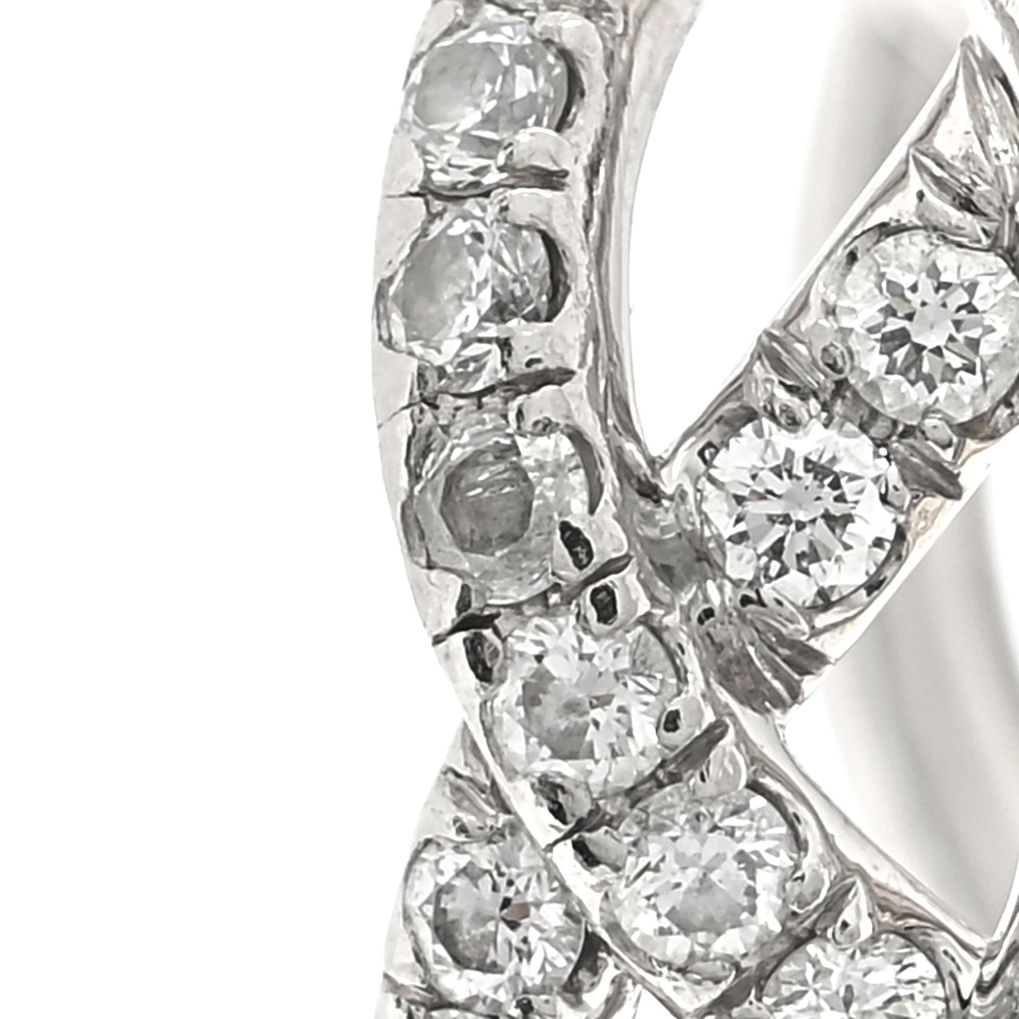 Platinum Diamond Wisteria Band Ring 52 6