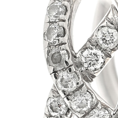 David Yurman Platinum Diamond Wisteria Band Ring 52 6 5 of 5
