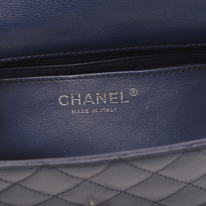 Chanel Caviar Quilted Mini Rectangular Flap Navy 6 of 12
