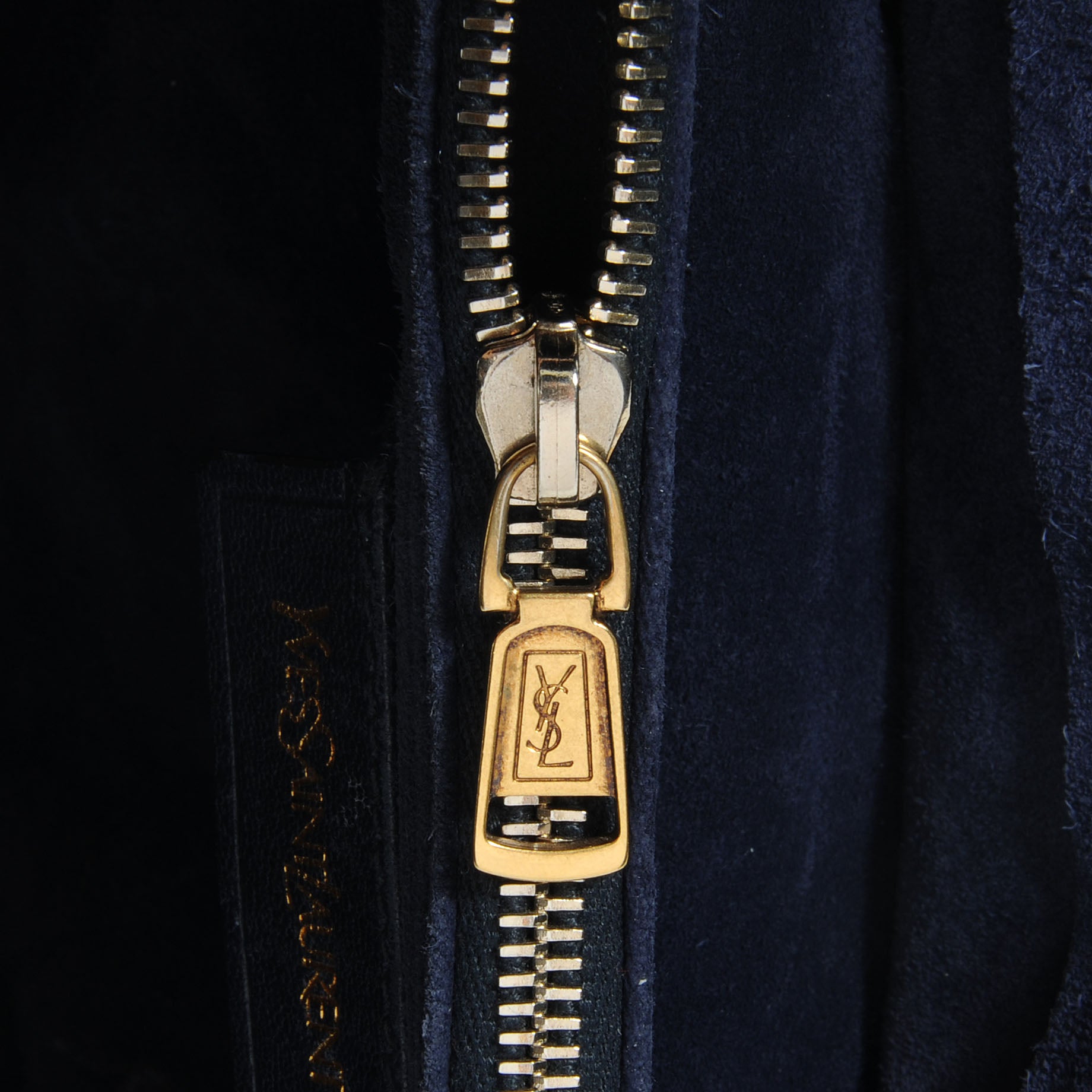 Saint Laurent Leather Lizard Embossed Muse Two Blue 9 of 9