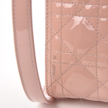 Christian Dior Patent Cannage Large Lady Dior Light Pink 12 of 14