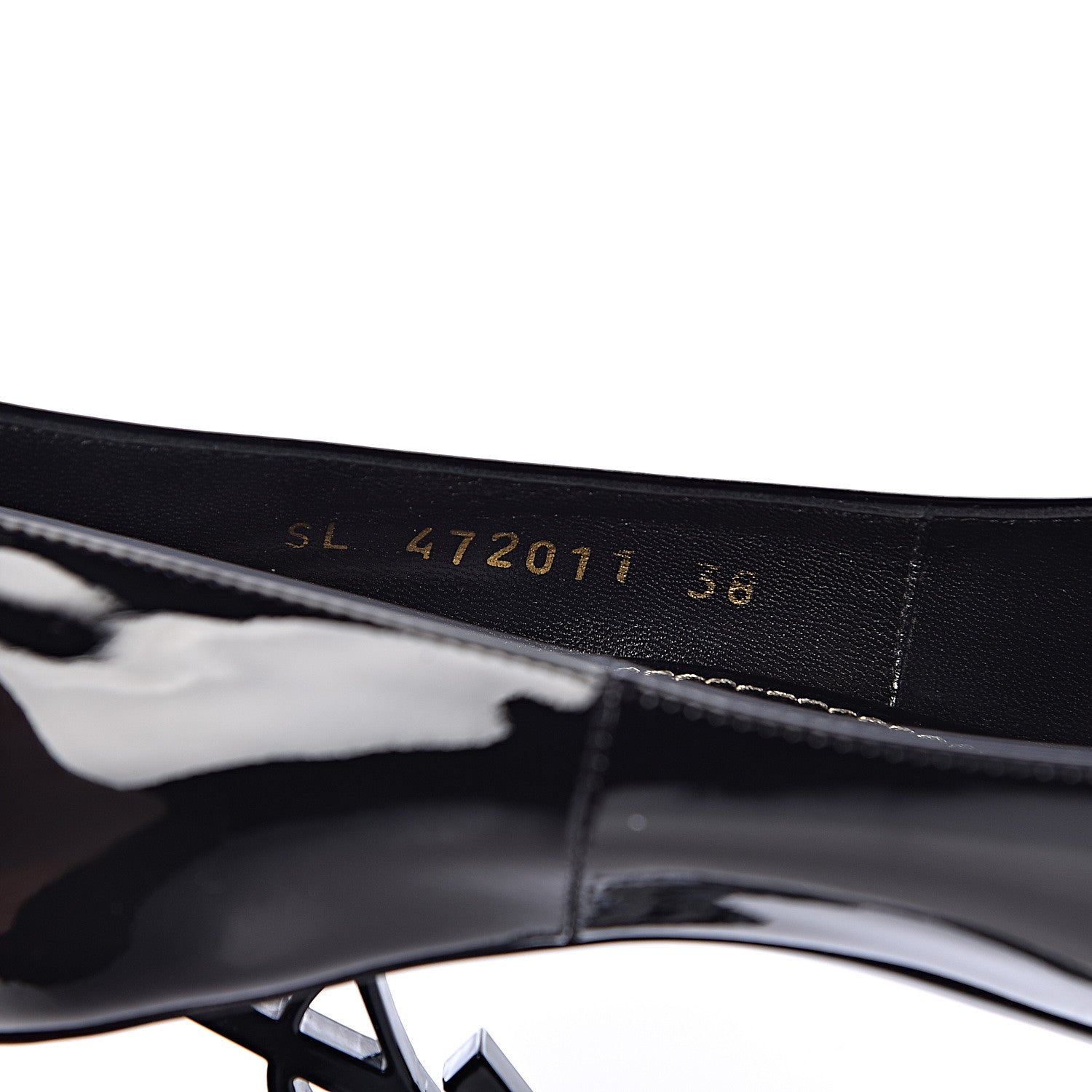 Saint Laurent Patent Opyum 110 Pumps 38 Black 8 of 13