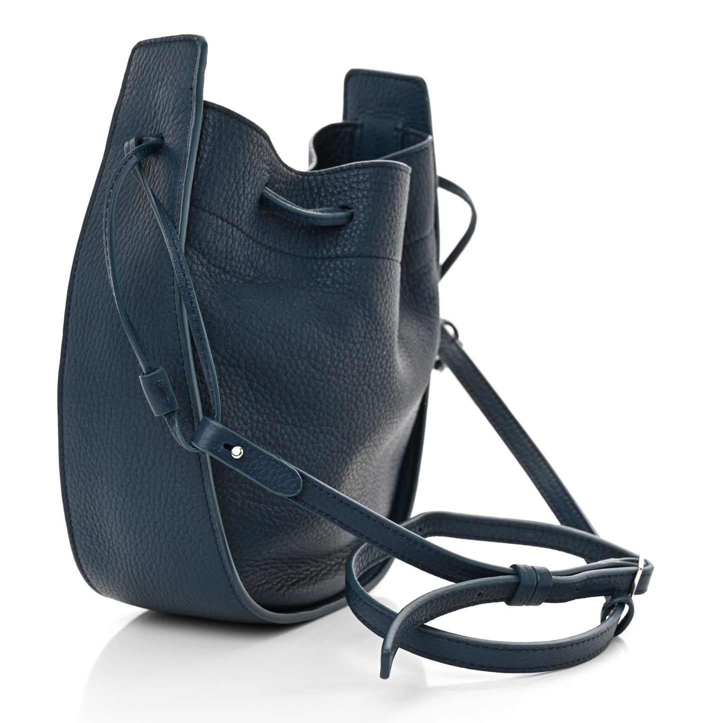 Deerskin Drawstring Pouch Blue