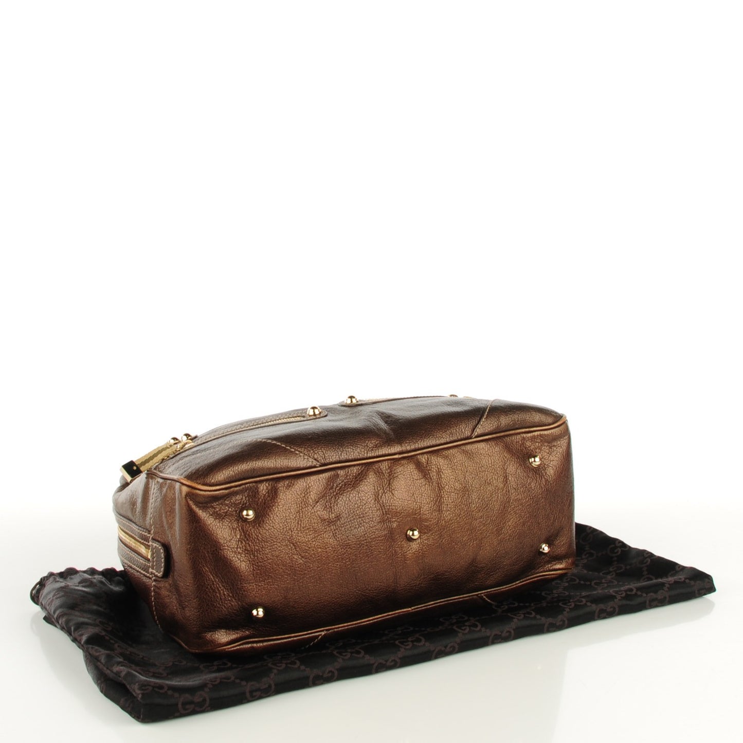 Metallic Capri Large Bowler Bronze