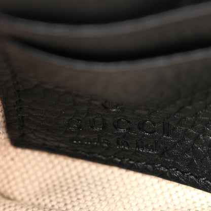 Gucci Pebbled Calfskin Soho Wristlet Black 6 of 7