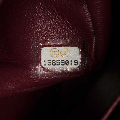 Chanel Caviar Quilted Jumbo Double Flap Dark Red 8 of 8