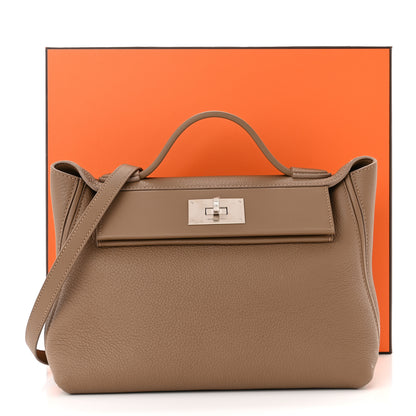 Hermes Taurillon Maurice Swift 24/24 29 Etoupe 13 of 13