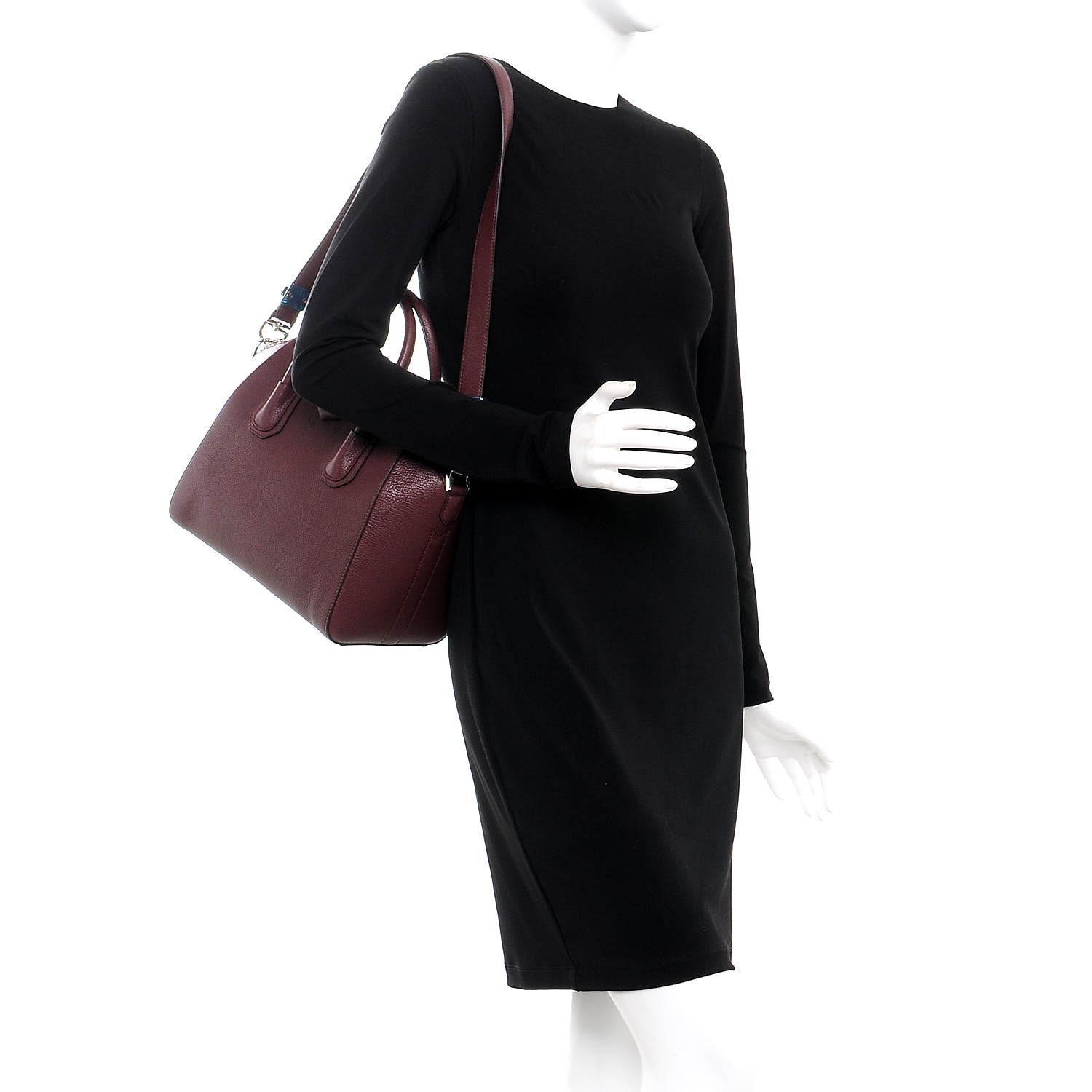 Givenchy Sugar Goatskin Small Antigona Oxblood 2 of 7