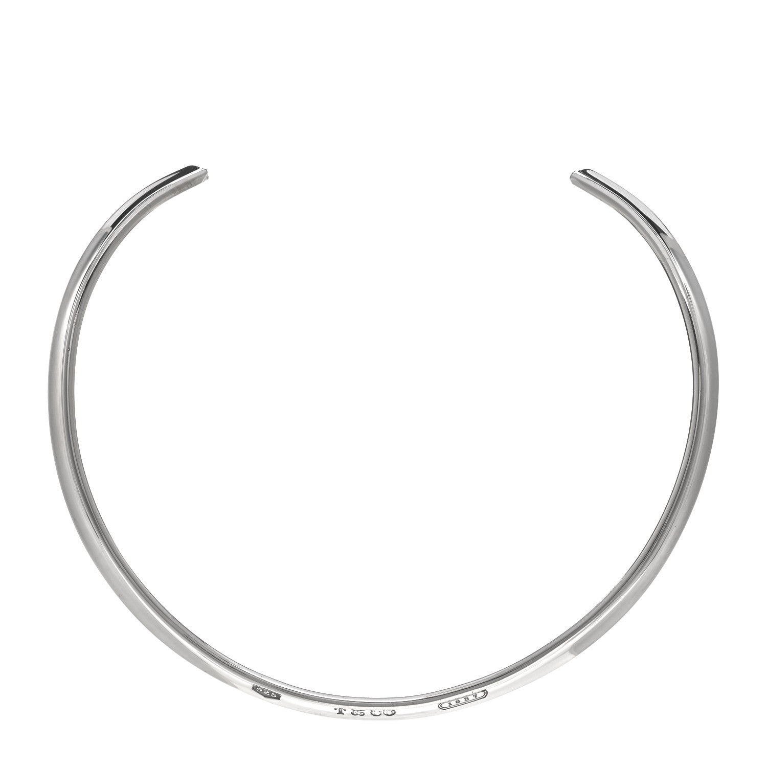 Tiffany Sterling Silver 1837 Collar Necklace 1 of 3