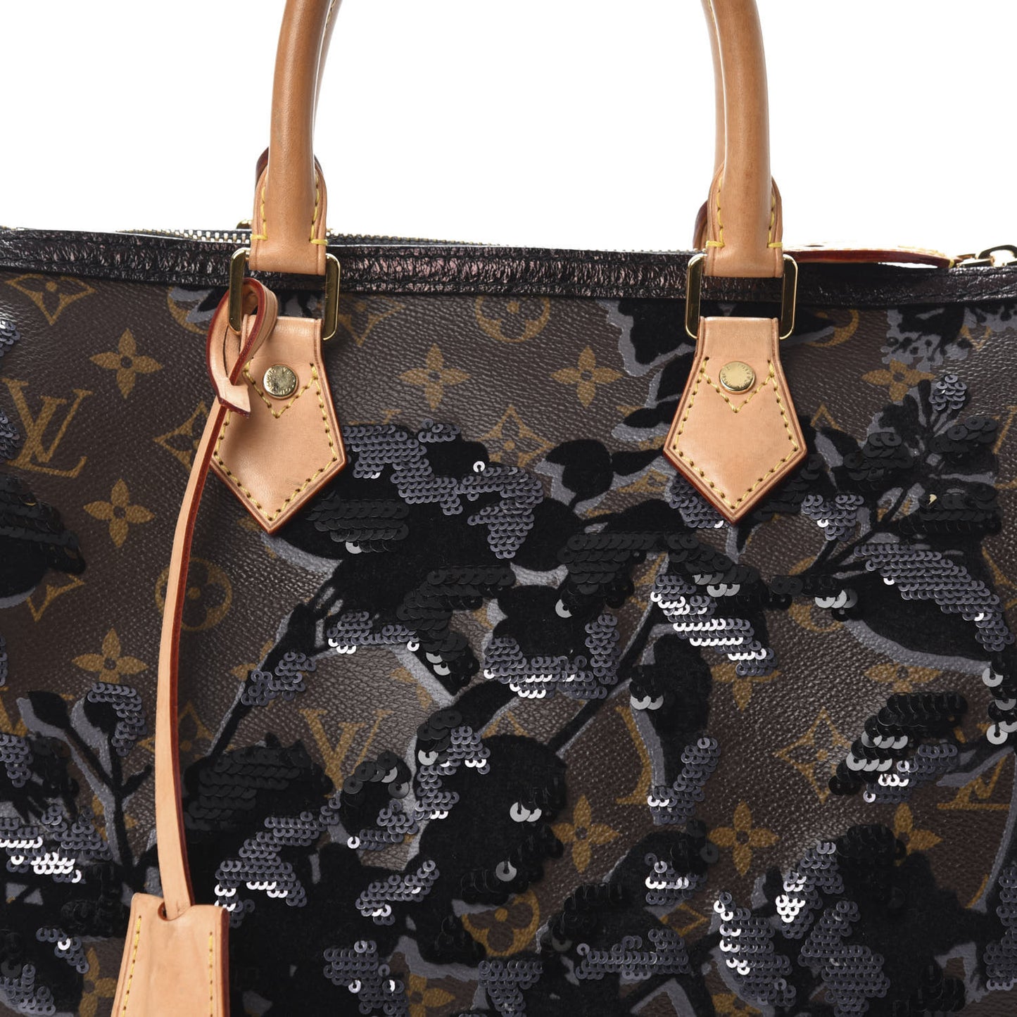 Monogram Fleur De Jais Sequins Speedy 30