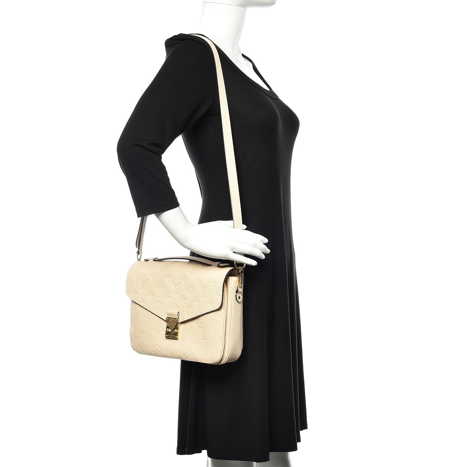Louis Vuitton Empreinte Pochette Metis Creme 2 of 10