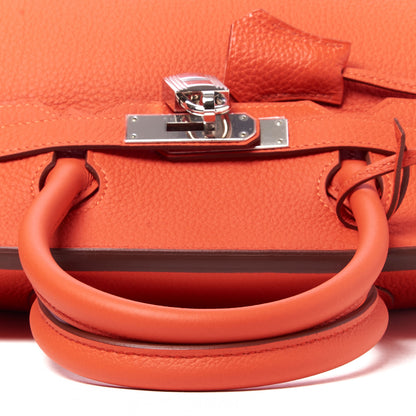 Hermes Togo Birkin 30 Capucine 11 of 31