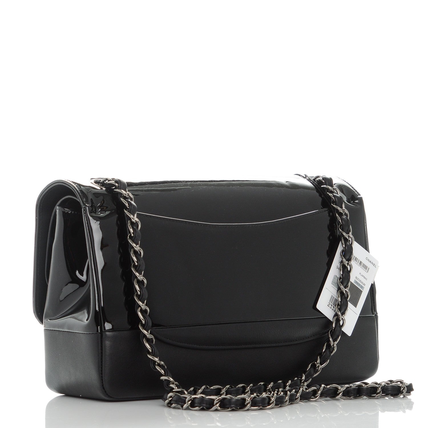Chanel Patent Calfskin Jumbo Classic Pure Double Flap Black 3 of 8