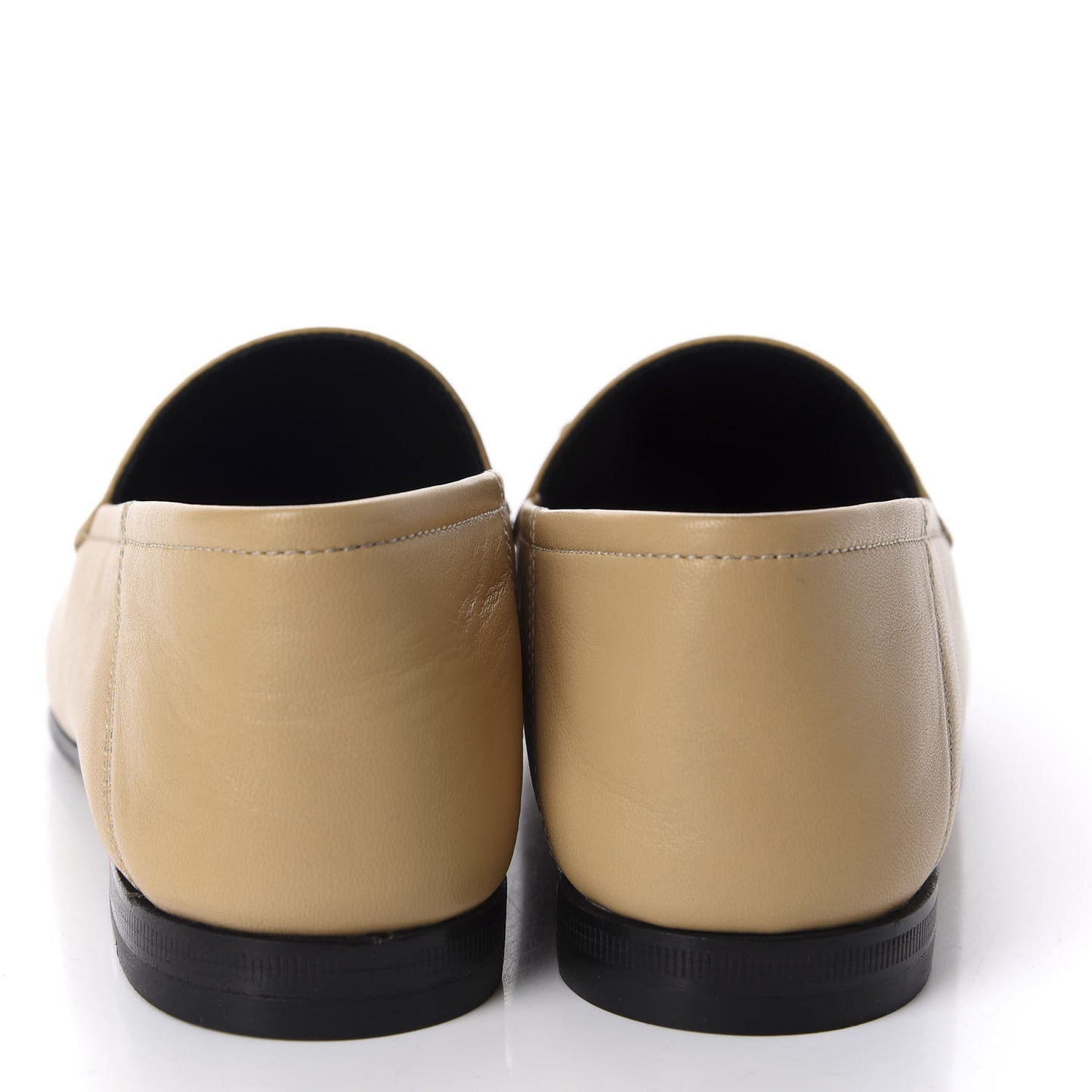 Lambskin Womens Brixton Horsebit Loafers 36.5 Wheat