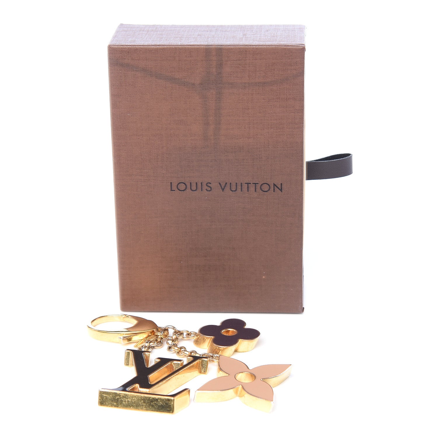 Louis Vuitton Fleur De Monogram Bag Charm Dore 4 of 4