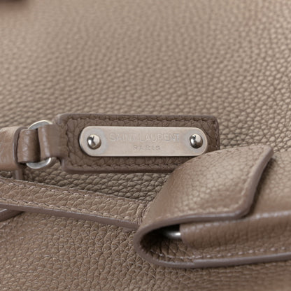 Saint Laurent Grained Calfskin Baby Sac De Jour Souple Taupe 13 of 13