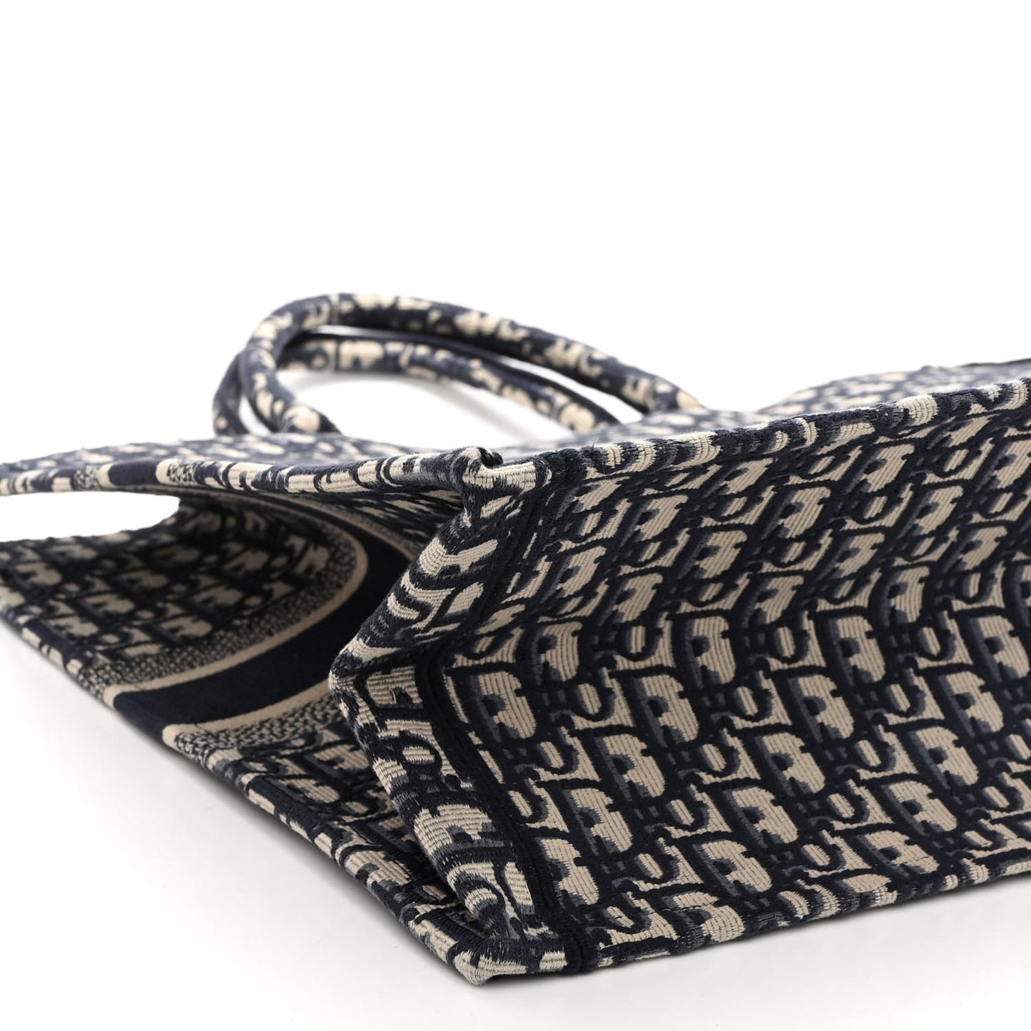 Oblique Large Book Tote Blue Multicolor