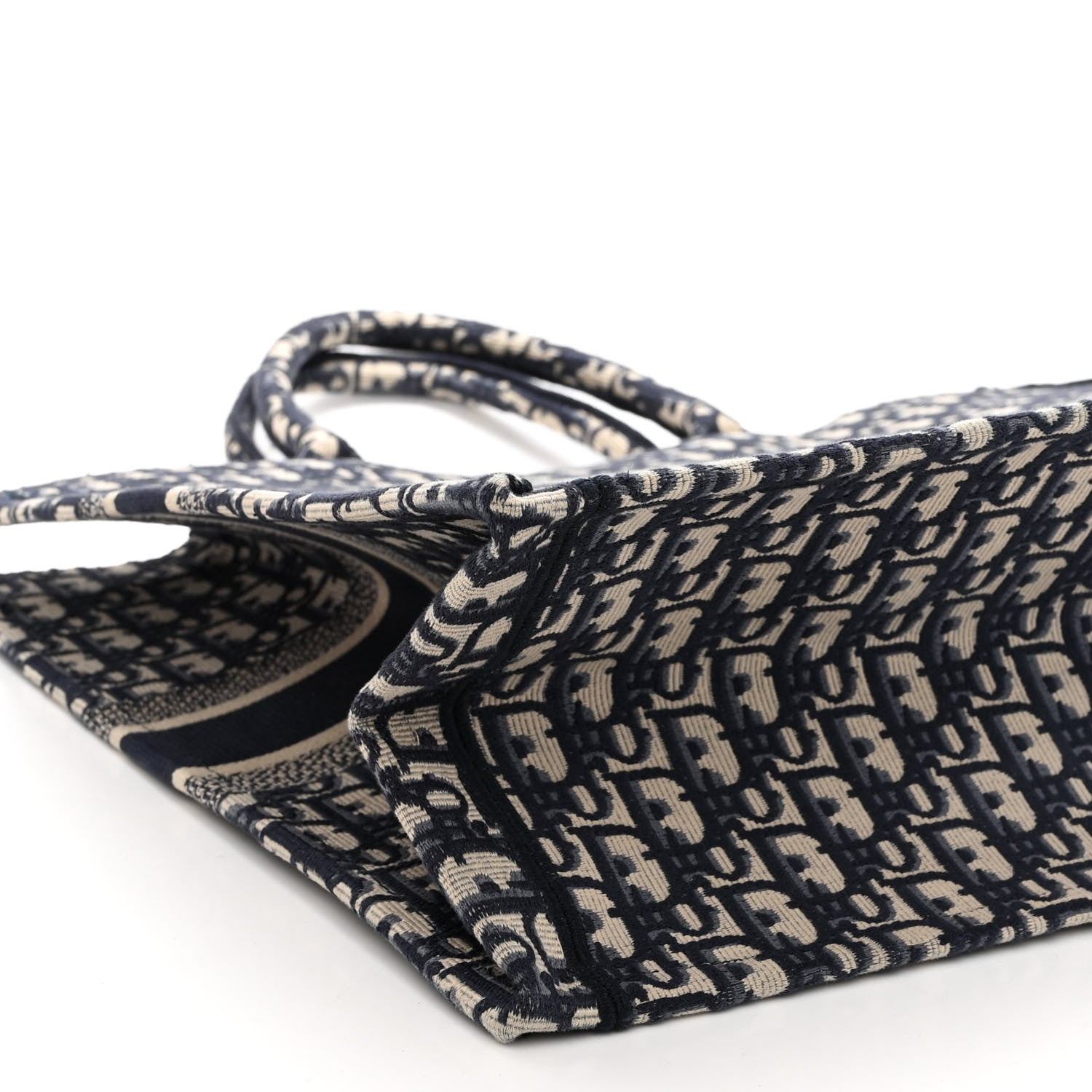 Christian Dior Oblique Large Book Tote Blue Multicolor 8 of 9