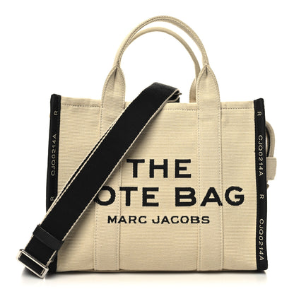 Marc Jacobs Jacquard Medium The Traveler Tote Bag Warm Sand 1 of 11